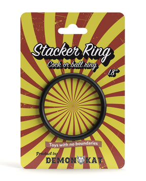 Demon Kat 1.8" Stacker Ring - Black by Demon Kat
