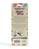 Demon Kat Finger Bang Silicone Finger Sleeve — Black