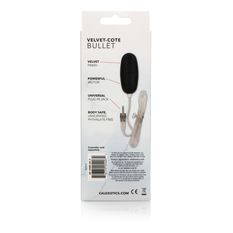 CalExotics Sterling Collection Velvet-Cote Bullet Stimulator - SE1099323