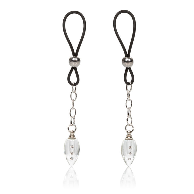 CalExotics Non-Piercing Crystal Teardrop Nipple Jewelry — Pair - SE2615152