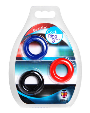 XR Brands Stretchy Cock Ring 3-Pack - TV-AE181