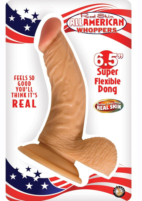 Nasstoys All American Whopper 6.5-Inch Realistic Dildo with Suction Cup - NW1895-1