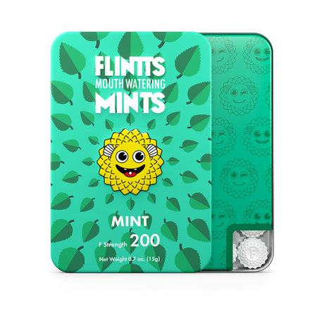 Flintts Mints Flintts Mouth-Watering Mints — Spearmint F-Strength Tin (≈28–30 Mints) - FM-MINT