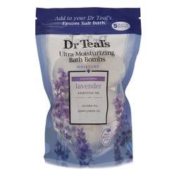 Dr Teal's Ultra Moisturizing Bath Bombs Five (5) 1.6 oz Moisture Soothing Bath Bombs with Lavender, Essential Oils, Jojoba Oil, Sunflower Oil (Unisex) By Dr Teal's by Dr Teal's