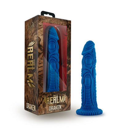 The Realm - Draken - Lock on Dildo - Blue by Blush