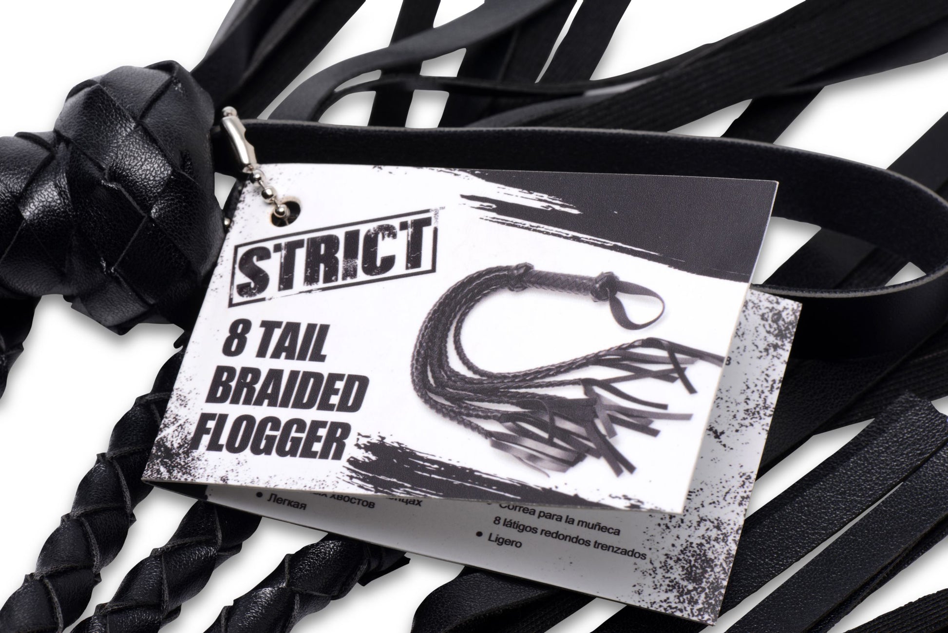 8 Tail Braided Flogger by XR Brands