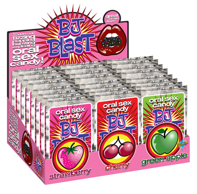 Pipedream BJ Blast Fizzing Oral Candy — 36-Pack Display - PD7432-99D