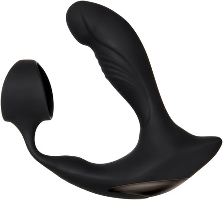 Evolved Novelties Strapped and Tapped Heated Prostate Stimulator with Vibrating Ring - ZE-AP-6290-2