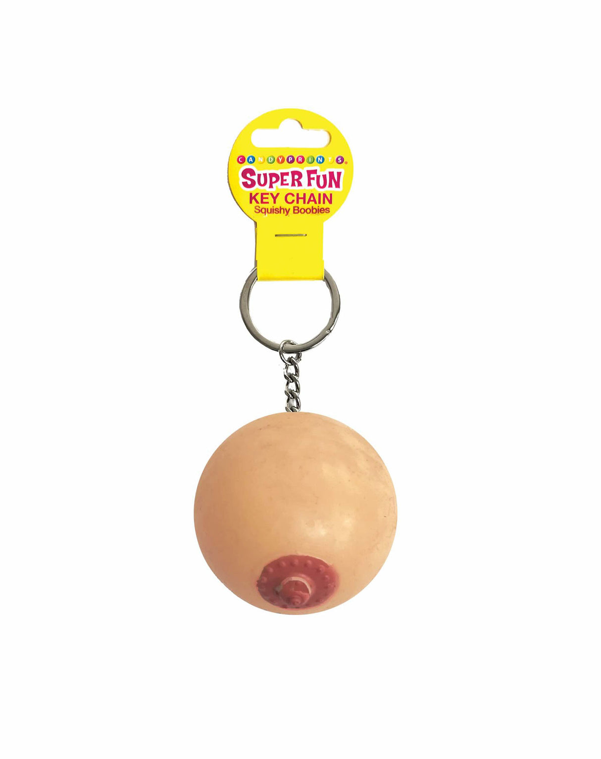 Little Genie Super Fun Squishy Boob Key Chains — 6 Pack - LG-CP1179