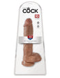 Pipedream King Cock 10 Inch Dildo with Balls — Tan - PD5509-22
