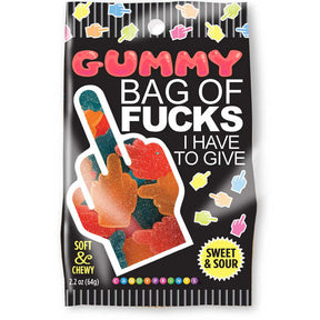 Little Genie Sour Gummy Novelty Candy — Middle Finger Shapes, 2.2 oz - LG-CP1255