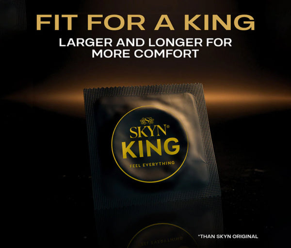 Paradise Marketing SKYN King Ultra Thin Extra Glide Condoms, 10 Pack - PM0192