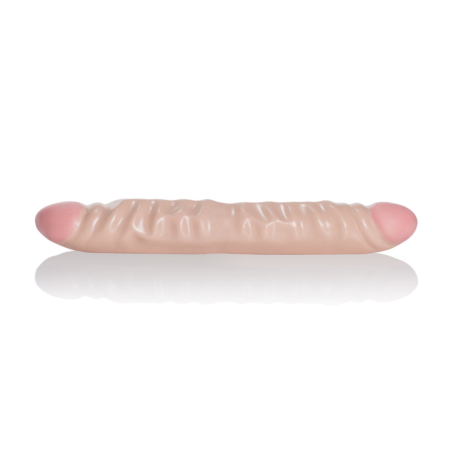 Ivory Duo 12 Inches Veined Double Dong by CalExotics