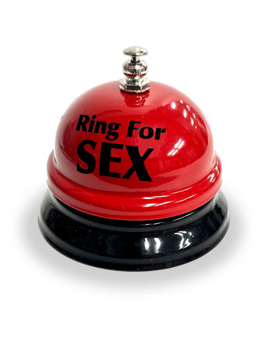 Little Genie Ring for Sex Desk Bell — Red, 2.125 x 3.375 in - LG-CP1163