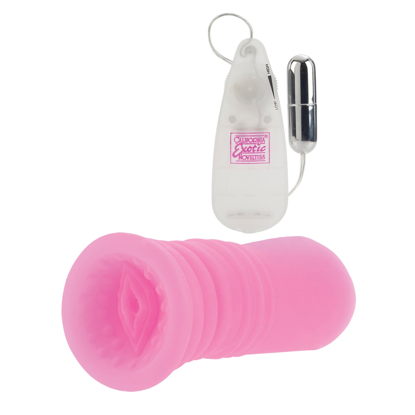 Sue Johanson Glow-in-the-Dark Vibrating Super Head Honcho - Pink by CalExotics