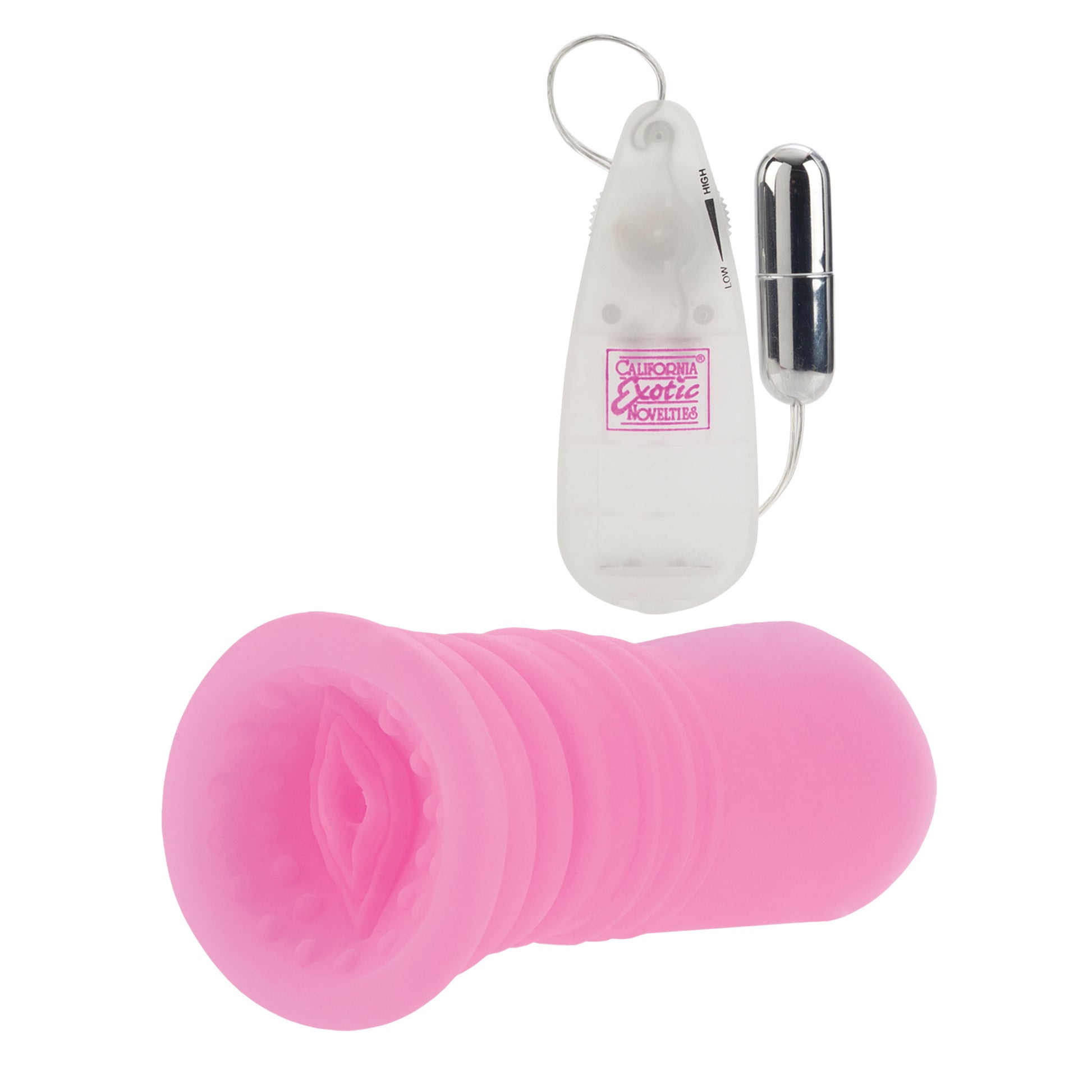 Sue Johanson Glow-in-the-Dark Vibrating Super Head Honcho - Pink by CalExotics