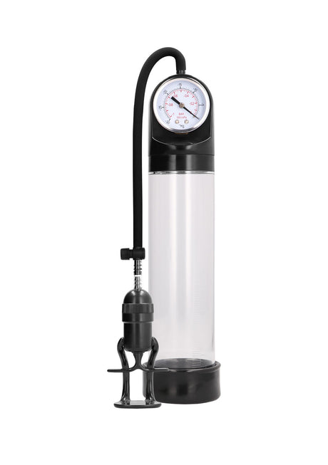 Shots Deluxe Vacuum Pump with PSI Gauge, Black - PMP-PMP007TRA