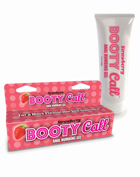 Little Genie Booty Call Anal Numbing Gel — Strawberry 1.5 oz - LG-BT313