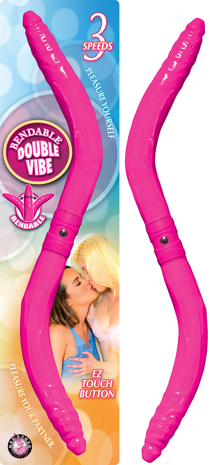 Bendable Double Vibe - Pink by Nasstoys