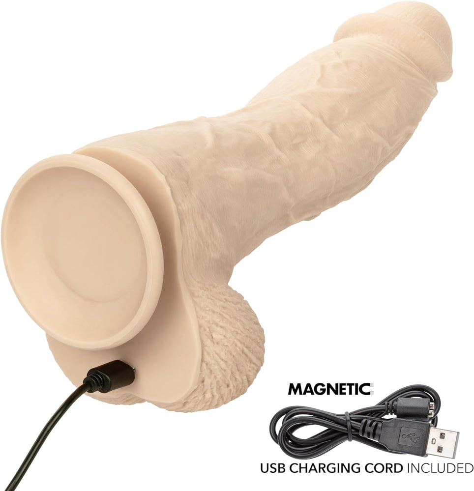 CalExotics Big Dick Energy Studs — Rechargeable Silicone, Ivory - SE0257203