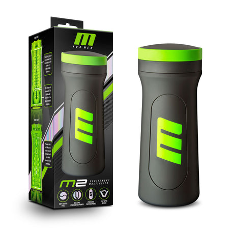 Blush M for Men M2 Male Masturbator Cup — Black - BL-83005