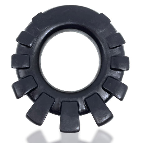 Oxballs Cock-Lug Lugged Cockring — Black - OX-1922-BLK