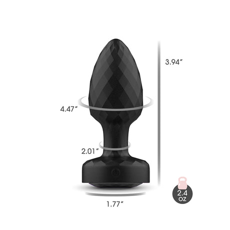 Viben Twila Light-Up Rotating Vibrating Anal Plug with Remote - VB-CC9160
