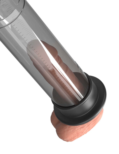 Pump Worx Beginners Rechargeable Auto Vac Kit - Smoke / Black by Pipedream