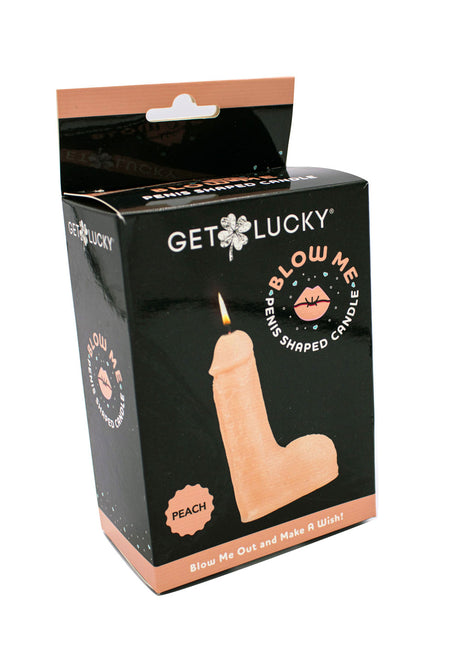 Blow Me Penis Candle - Peach by Viben