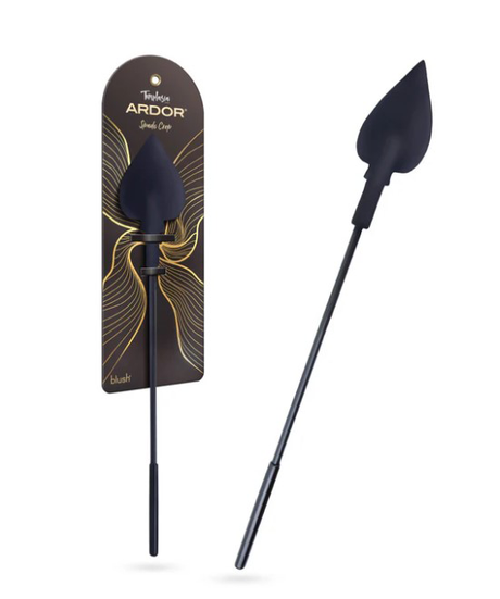 Blush Temptasia Ardor Spade Crop - 14 in Black Silicone - BL-55565