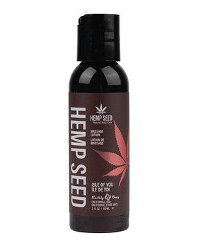 Earthly Body Hemp Seed Massage Lotion - 2 oz Isle of You by Earthly Body