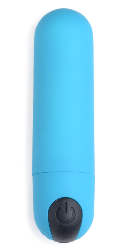 XR Brands Bang Vibrating Bullet with Remote Control — Blue - BNG-AG366-BLU