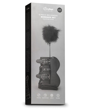 Easy Toys Beginners 6 Piece Beginners Bondage Set - Black by Easy Toys