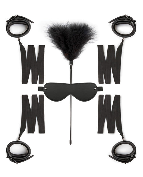 Easy Toys Beginners 6 Piece Beginners Bondage Set - Black by Easy Toys