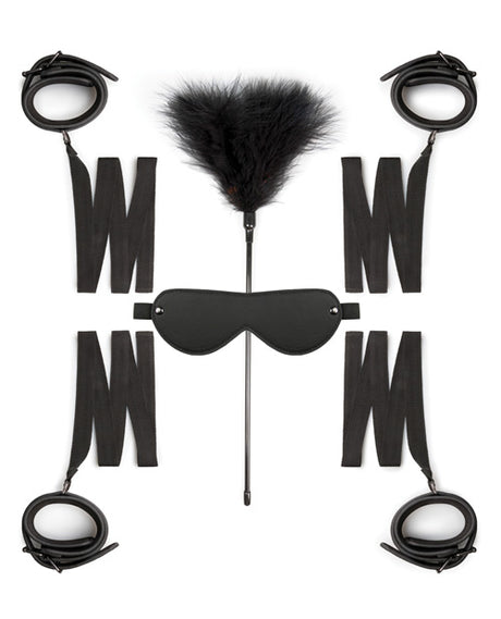 Easy Toys Beginners 6 Piece Beginners Bondage Set - Black by Easy Toys