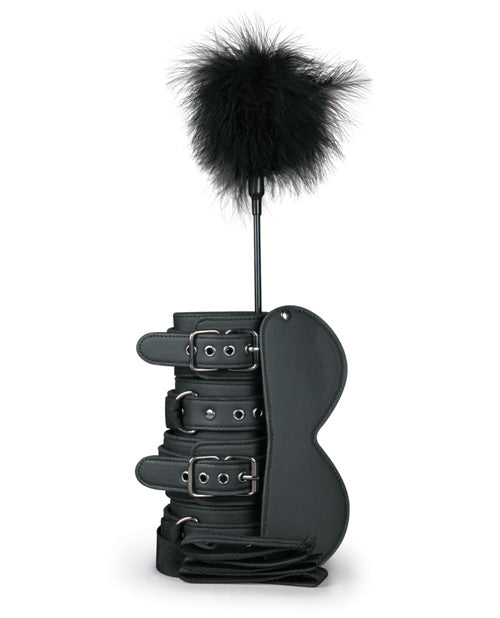 Easy Toys Beginners 6 Piece Beginners Bondage Set - Black by Easy Toys