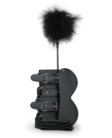 Easy Toys Beginners 6 Piece Beginners Bondage Set - Black by Easy Toys