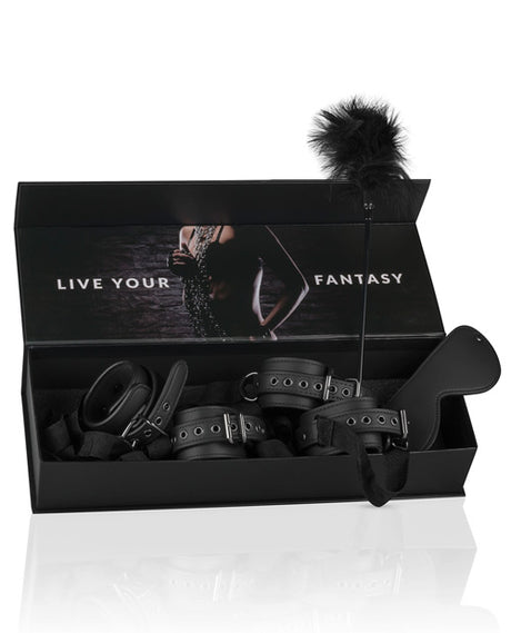 Easy Toys Beginners 6 Piece Beginners Bondage Set - Black by Easy Toys