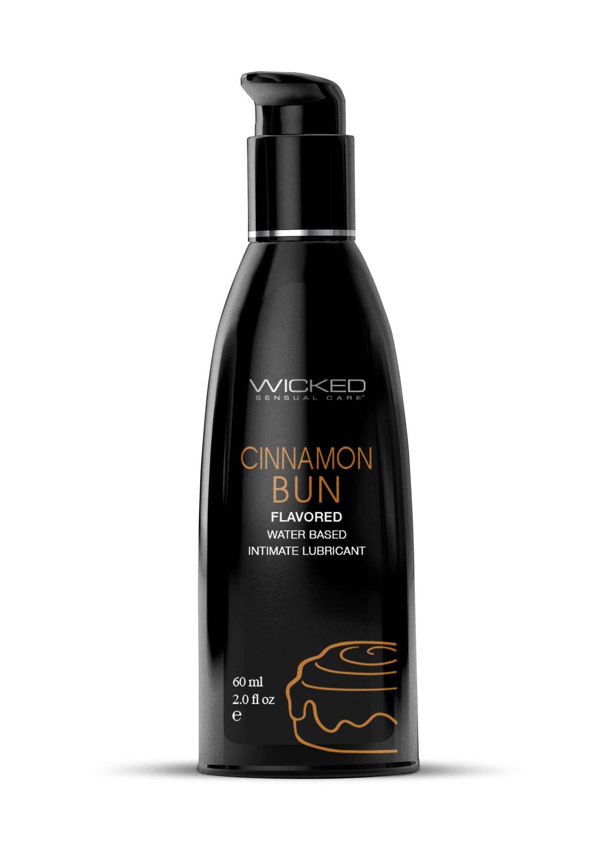 Wicked Sensual Care Aqua Cinnamon Bun Water-Based Lubricant — 2 fl oz - WS-90342