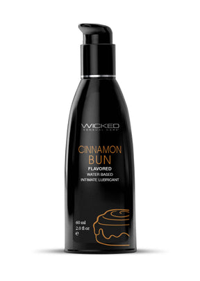 Wicked Sensual Care Aqua Cinnamon Bun Water-Based Lubricant — 2 fl oz - WS-90342
