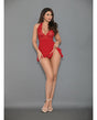 Euphoria Shorty Babydoll & Open Panty Red O/S by Euphoria