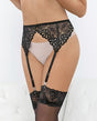 Lace Romance Garterbelt Black XL by Escante