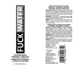 Fuck Water Premium Silicone Lubricant - 4 Fl. Oz. by Fuck Water