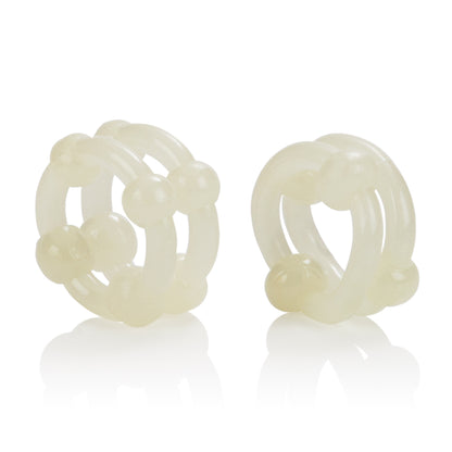 Island Rings Double Stacker - Glow-in-the-Dark by CalExotics