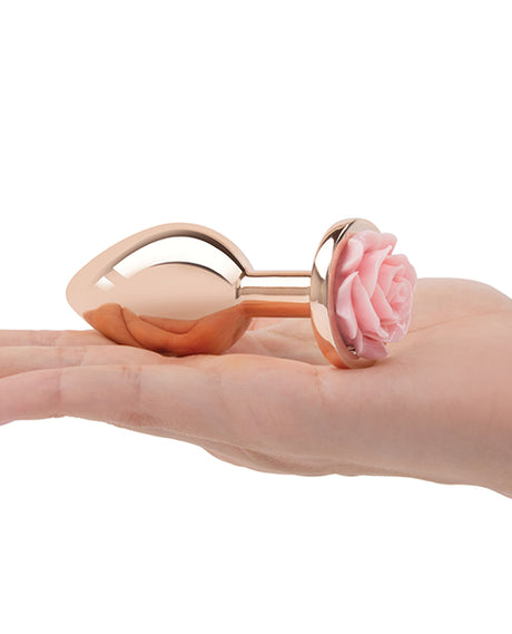 Gemsations 3‑Piece Rose Metal Anal Training Set — 2.75", 3.15", 3.7"
