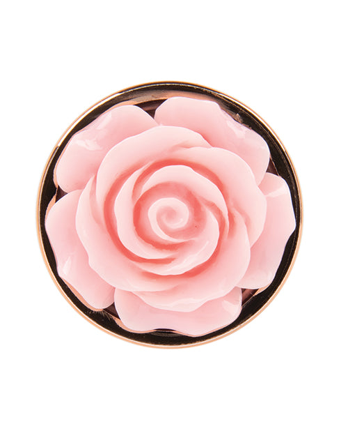 Gemsations 3‑Piece Rose Metal Anal Training Set — 2.75", 3.15", 3.7"