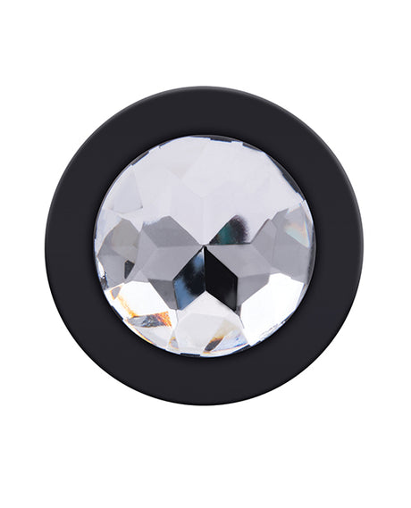 Gemsations 3-Piece Silicone Anal Training Plugs — Black (2.75", 3.15", 3.7")