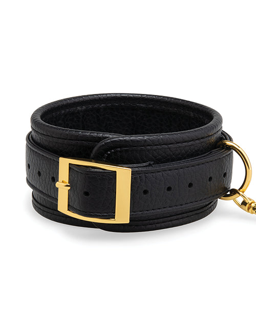 Lux Fetish Solid Gold Expandable Spreader Bar Set w/Detachable Leatherette Cuffs by Lux Fetish