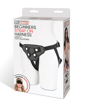 Lux Fetish Beginners Strap On Harness - Black by Lux Fetish