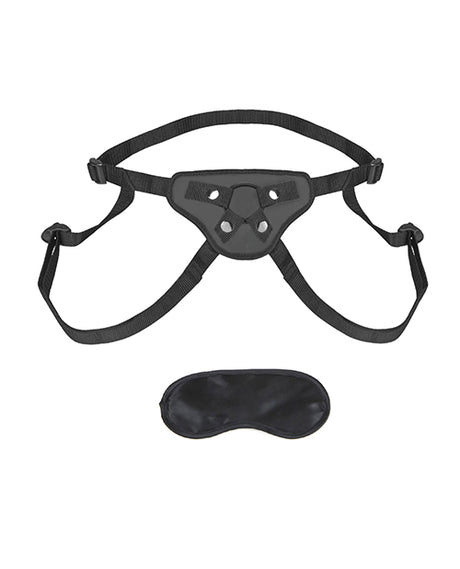 Lux Fetish Beginners Strap-On Harness, Black